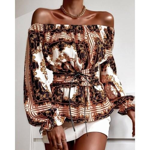 Noworry Off Shoulder Blouses
