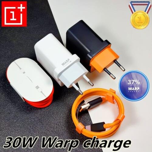 Original OnePlus Warp Charger 30W Power Adapter McLaren charger Type-C Cable Warp Charge 30 Adapter x1