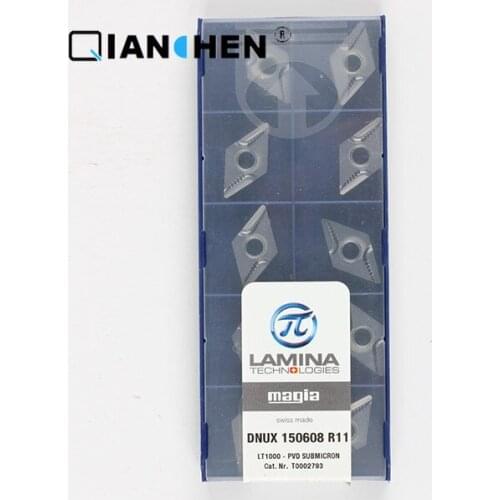 Genuine original high quality high-performance LAMINA DNUX 150608 R11 LT1000 (10pcs/lot) tungsten Carbide Cutting tools inserts