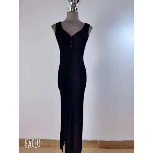 Summer Dress Girls Boho Female Elasticity Vintage Dress Evening Party Sleeveless Women Dresses Robe Vestido Bodycon Slim Sexy