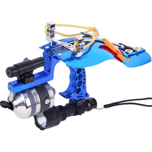 Powrful рогатк Outdoor Fishing Slingshot Hunting Set Pro Fish Shooting Arrow Catapult Stainless Steel Precision Slingshot Set