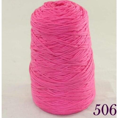 1X400g soft sell high quality 100% cotton hand woven Pink Sapphire cone 422-506