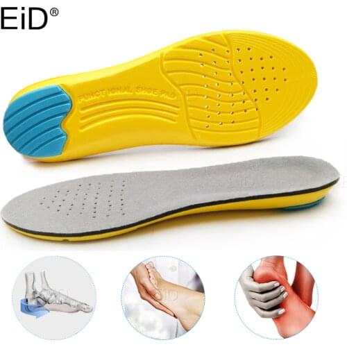 EiD Memory Foam Insoles For Shoes Sole Mesh Deodorant Breathable Cushion Running Insoles For Feet Man Women Orthotic Insoles