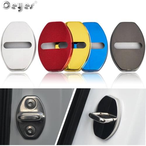 Ceyes Car Door Lock Protective Cover Case For Volkswagen VW Touran T5 MK6 Passat B5 B6 B7 Golf 4 5 6 7 Polo Oem Auto Accessories
