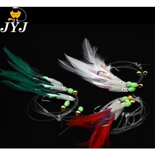 20 packs size hook 8/9/10 fishing lure baits sabiki rig hooks spin rig for all levels sabiki rigs set