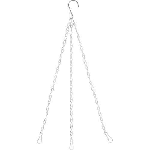 3 Point Garden Basket Iron Hanging Chains Flower Planter Pots Holder Replacement