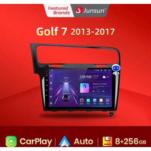 Junsun Android 10 AI Voice Control Car Radio Multimedia Player For Volkswagen Golf 7 2013-2017 Navigation GPS Auto 2 din no dvd