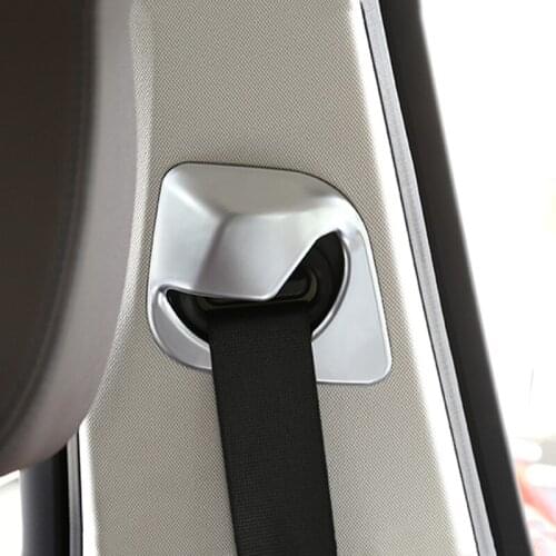 Car Styling Safety Belt Frame Covers Decoration Trim Stickers For BMW X3 G01 2018 2019 Interior Auto Accessories