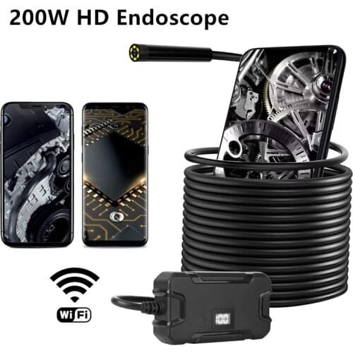 Wireless Endoscope Camera WiFi 5.5mm HD Waterproof Camera for Android,iOS Smartphone and Tablet Endoscopio for Cars Endoskop
