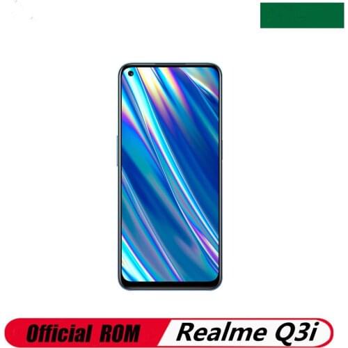DHL Fast Delivery Realme Q3i 5G Cell Phone 5000mAh 18W Charger 6.5" 90HZ 6GB 128GB Android 11.0 Dimensity 700 48.0MP Fingerprint