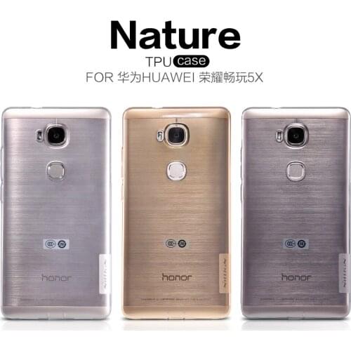 Huawei Honor 5X case NILLKIN Nature TPU Ultra Thin Transparent S Line Clear Soft Back cover TPU case For Huawei Honor 5X