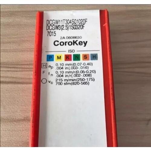 5PCS CARBIDE INSERT DCGW11T304S01020F 7015