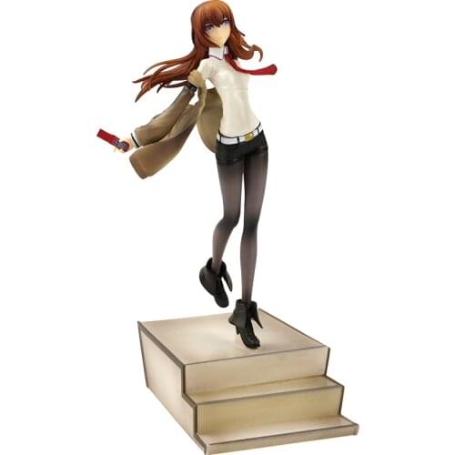 Steins Gate Makise Kurisu Laboratory Member Painted Figure Collectible Model Toy