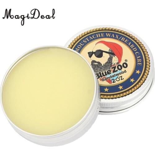 2018 Hot sale Men Beard Balm Leave-In Taming Styling Conditioner Moustache Wax Sandalwood