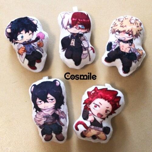 New cosmile My Hero Academia Shoto Todoroki Katsuki Bakugo Doll Stuffed Plush toy Pillow soft cute Gift new hot cosplay C