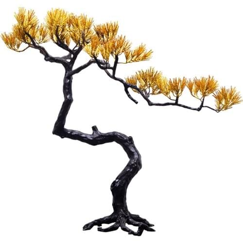 New Chinese Desktop Lucky Decoration Hotel Lobby Sales Office Restaurant Opening Wrought Iron Sculpture Decoration Decoration