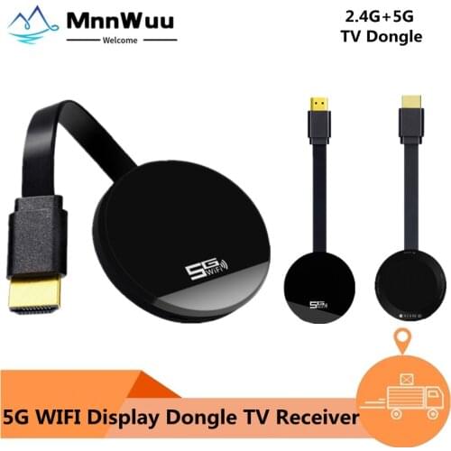 TV Stick 5G Full HD Wireless Adapter Wifi Display Dongle Mirascreen Mirror Miracast Airplay DLNA Receiver for Projector HDTV