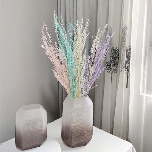 3pcs/50cm Preserved Flower White Bouquet Flores Wedding Home Decor Accessories Party Decoration Natural Plants Dried Fern Leaves