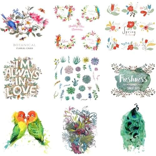 Iron-on Transfers for Clothing Letter Patches on Clothes Stickers Diy Flower Patch Flex Fusible Transfer Vinyl Adhesive Stripe C