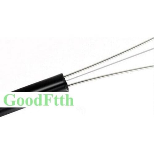Indoor Optic Drop Cable Butterfly SM G657A 1 core Black LSZH GoodFtth 1-3km