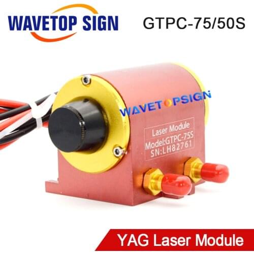 WaveTopSign JiTai GTPC 75S 75w Straight YAG Laser Module GTPC-75S Laser Diode Pump use for YAG Laser Machine