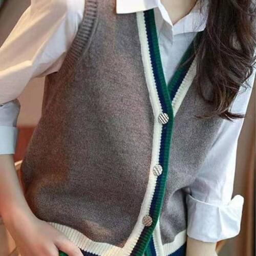 New Spring/Autumn EUR Style Womens Knitted Vest Fashion Open Stitch Sleeveless Single Breasted Design Healthy Fabric Vest Coat