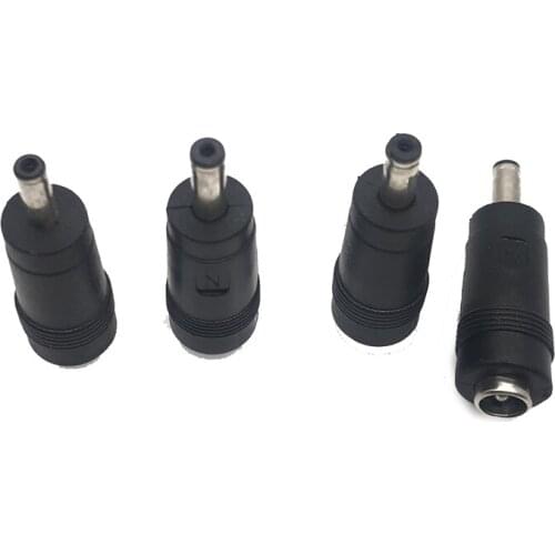 10pcs 2.1 x 5.5 mm female to 4.0 x 1.35 mm male 180 Degrees DC Power Connector Adapter Laptop 5.5*2.1 to 4.0*1.35