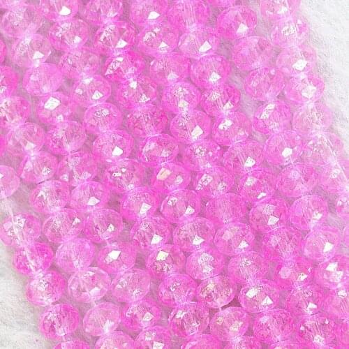 6*8mm 9 color 70pcs/strand Austria crystal glass beads accessories loose spacer beads for diy jewelry making B672
