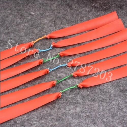 6pcs slingshot Flat fishing Rubber band for slingshot hunting Catapult slingshot rubber band