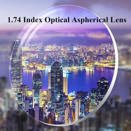 1.56/1.61/1.67/1.74 index Super Thin Aspherical Lenses Anti-radiation Resin Optical Myopia Prescription Lens