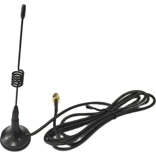 2.4Ghz 5dbi sucker antenna wifi wireless module ZigBee booster aerial 1.5m cable SMA male