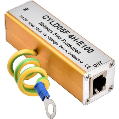 RJ45 RJ11 5 V Safe Adapter Ethernet Network Surge Protector Thunder Lighting Arrester Protection Brand Lighting Surge Protection