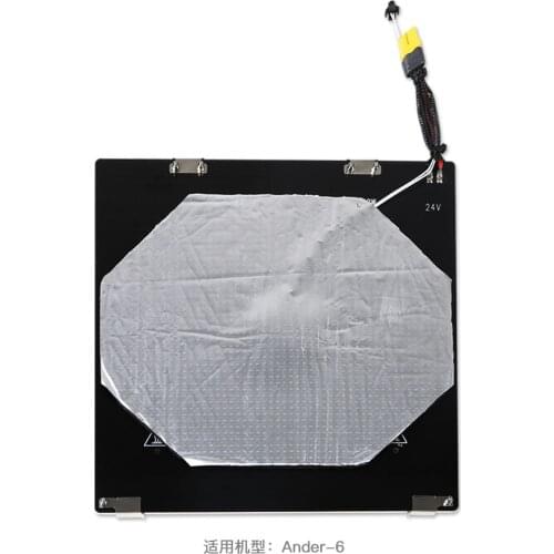 Creality 3D Ender-6 290x290X3MM Heatbed 24V MK3 Hotbed Aluminum Plate Kit Pressure Resistance For Ender-6 3D Printer parts