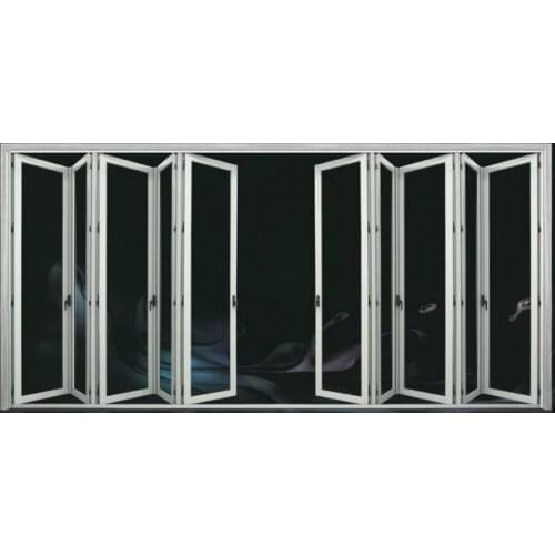 Hench China wooden Aluminum doors windows bi-folding doors wholesale factory hc-a12