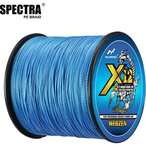 500M 1000M 12 Strands Braided Fishing Line Multifilament PE Line Super Strong PE Line Saltwater Fishing Line Fishing Tackle