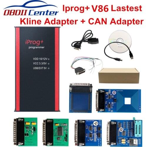 Best Iprog Key Programmer Iprog Pro V80 K-line Can Adapter IMMO Odometer Correction Airbag Reset Replace Carprog Digiprog3