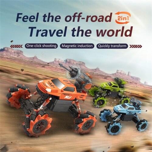 Magcoola RC Car 1:14 2.4G Rock Crawler Off-road Vehicle Toys Magnetic Doodle Shell Bubble Water Remote Control Cars