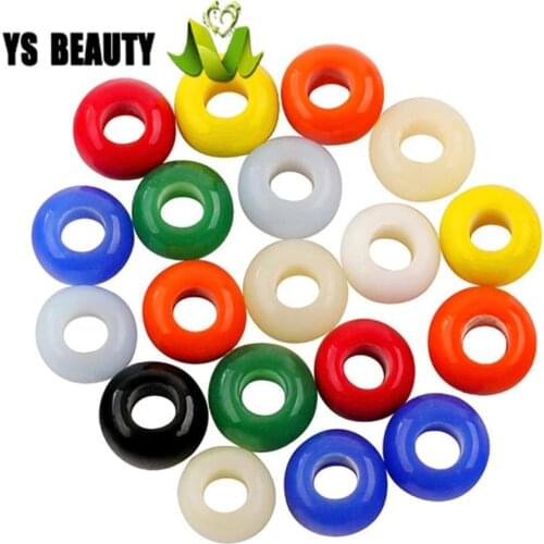 Small separated beads with beads rope small accessories with beads a variety of colors can be selected for knitting DIY jewelry
