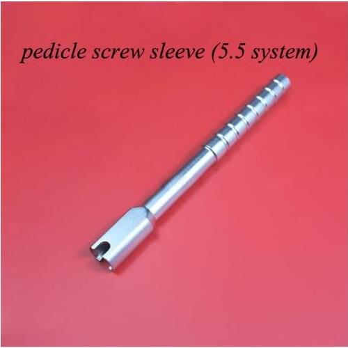 Medical Orthopedic instrument spinal Lumbar vertebra 5.5 Pedicle screw rod system screw sleeve reposition toll screw holder