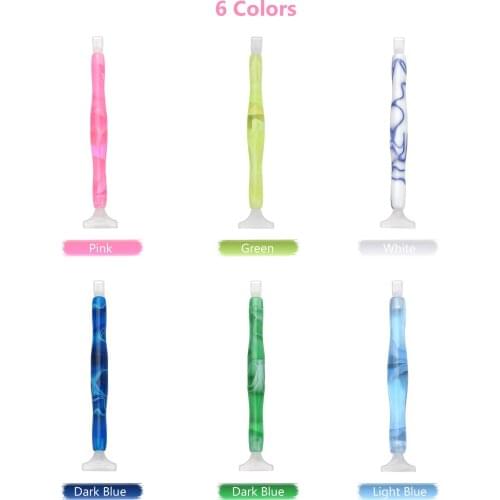 Multi-Styles Nail Art Rhinestones Double Sided Nail Picker DIY Nail Art Decor Nail Art Dotting PenRhinestone Crystal Dotting Pen