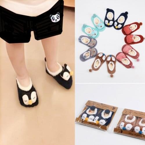 Baby Coral Fleece Socks Spring Autumn Soft Cloth Fox Cute Sokken Cartoon Meias Animal Patter Newborn Girl Boy Sock NBB0293