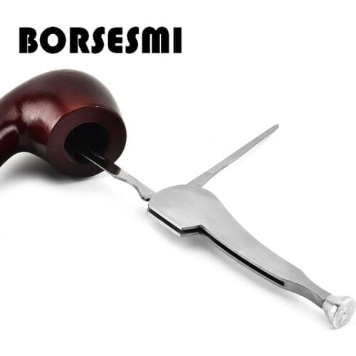 2020 New Portable 3 in 1 Smoking Pipe Tools Multifunction Tamper Scraper Reamer Stainless steel Pipe Cleaning Tool