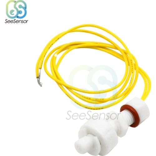 Normally Closed Low Pressure Float Switch ZP2508 Mini PP Tank Pool Water Liquid Level Sensor Vertical Float Switches 220V