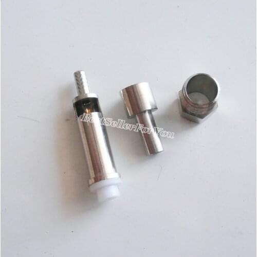 FME Female Jack Straight Crimp Connector For RG58 LMR195 RG400 RG142 RG400 RG142 Cable