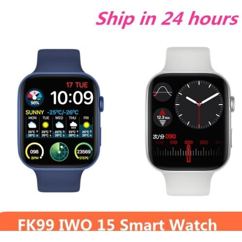 IWO 15 Series 6 Smart Watch 1.75 inch Full Screen Bluetooth Call Smartwatch PK iwo W56 12 13 For Apple iphone Android