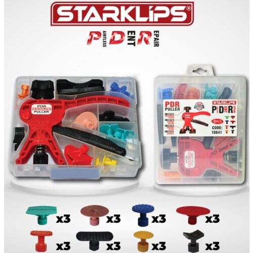Starklips PDR Adjustable Dent Puller Adjustable Professional Lifter Glue Tabs Bag Set Professional Dent Puller Set