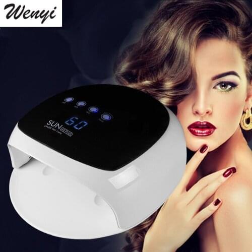2019 NEW SUN UV 48W UV Lamp LED Nail Lamp Nail Dryer Rugby Shaped Long Life LED Curing Nail Tools for All UV Gel Nail Polish