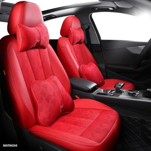 MATIKOHI Custom cloth car seat cover For JAC S2 S3 S5 RS M2 A30 A13 M3 M5 iEV6S T6 M4 A60 iEV S7 iEV7S Automobiles Seat Co