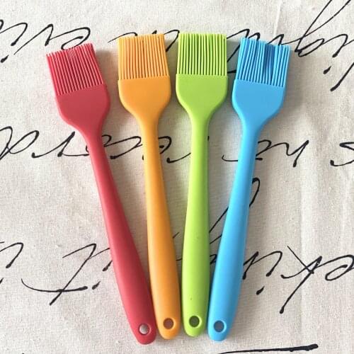 26cm Upgrade Small Silicone Baking Tray Bread Chef Pastry Oil Butter Paint Brush Barbecue Brush Silicone Baking Barbecue Tool