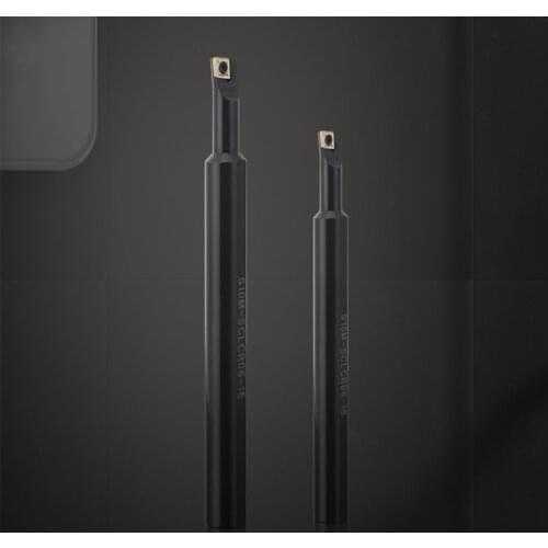 VOKET Reduced diameter small diameter inner hole boring tool clamp inner diameter turning tool bar 6 7 8 10 12 mm -SCLCR 06 09